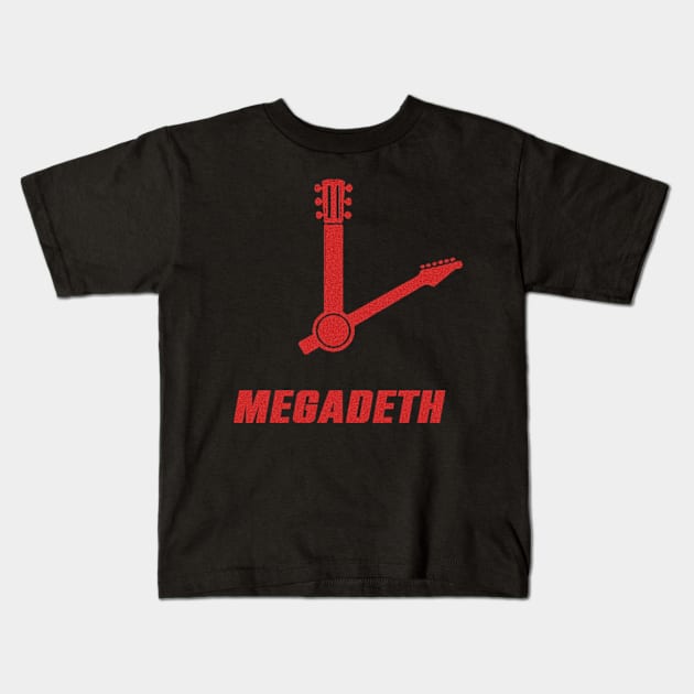 vintage megadeth band Kids T-Shirt by setupid kupid